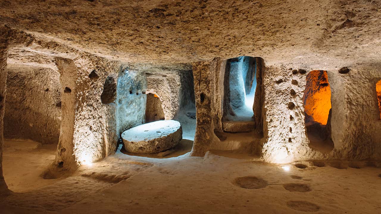 one of the room of Derinkuyu underground city